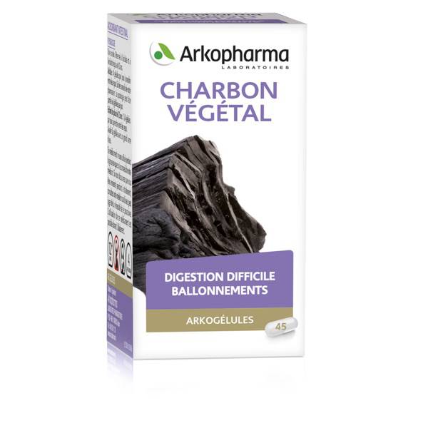 Arkogélules Charbon Végétal bte 45