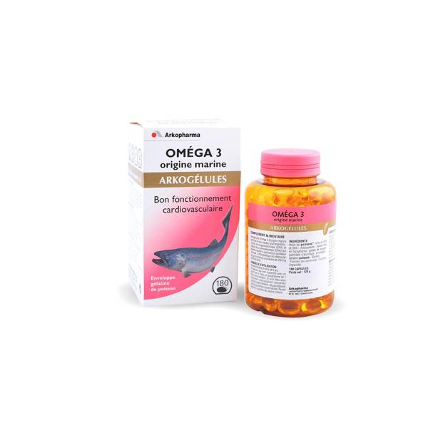 Arkogélules Omega 3 bte 180