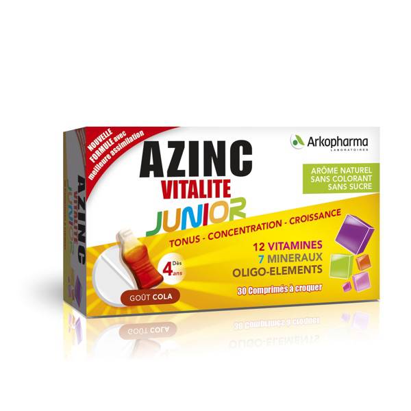 Azinc Vitalité Junior goût cola