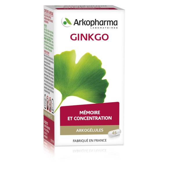Arkogélules Gingko bte 45