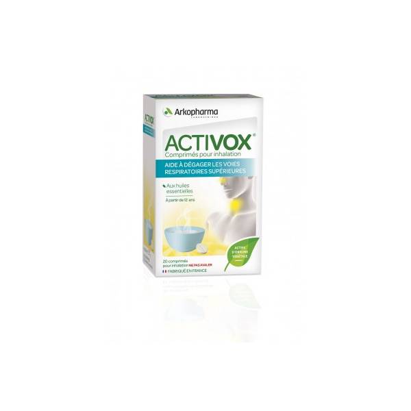 Activox comprimés pour inhalation