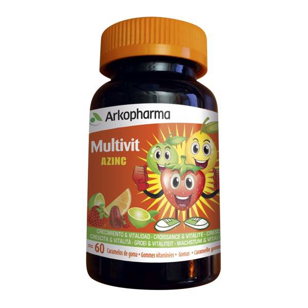 Azinc gommes vitaminées enfant